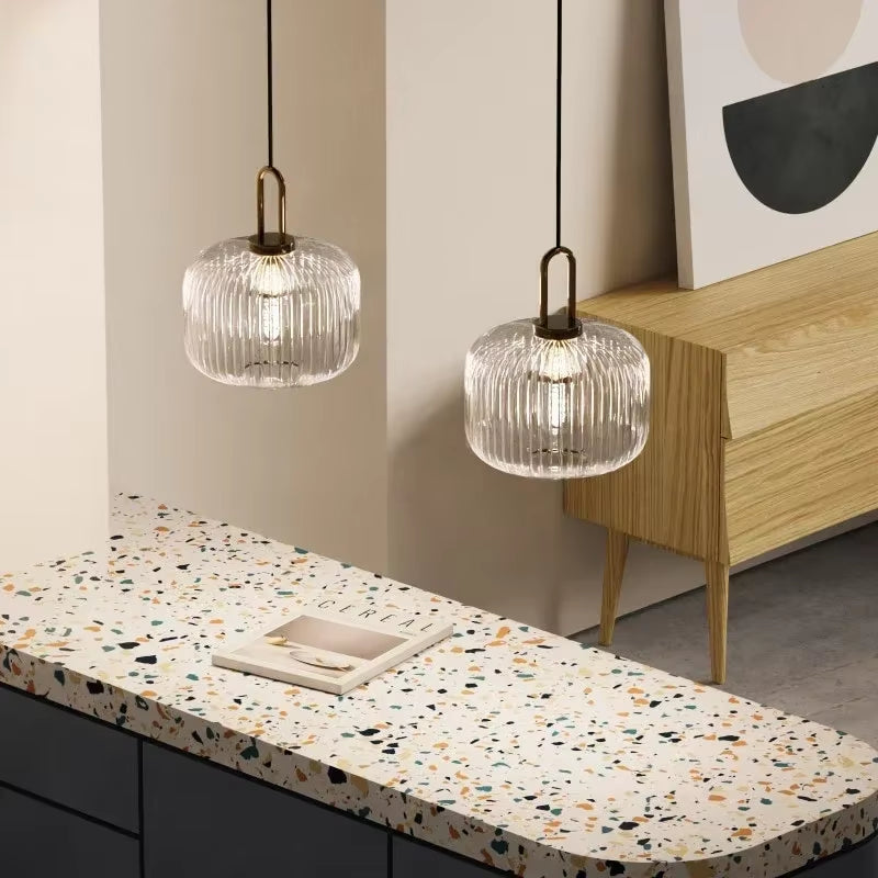 Italian Glass Pendant Light
