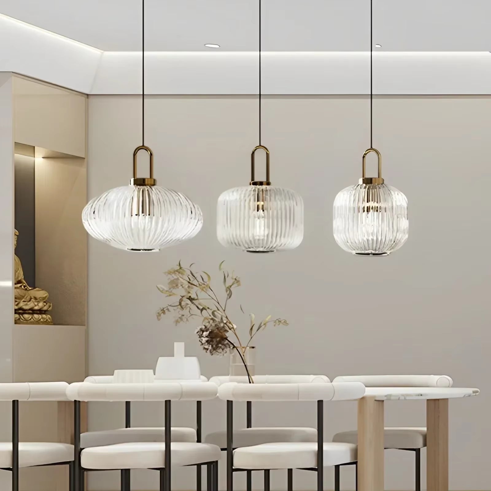 Italian Glass Pendant Light