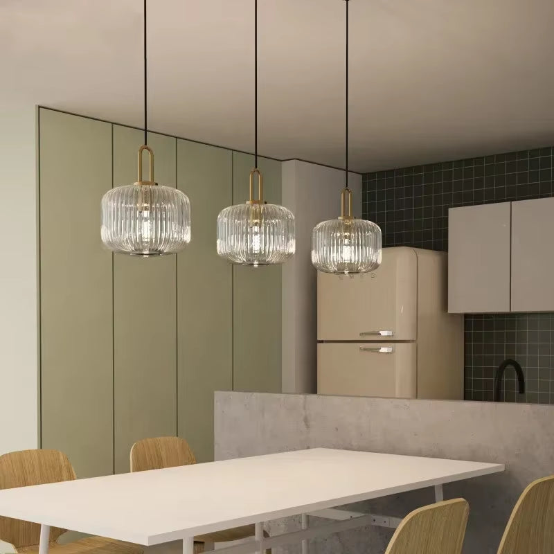 Italian Glass Pendant Light